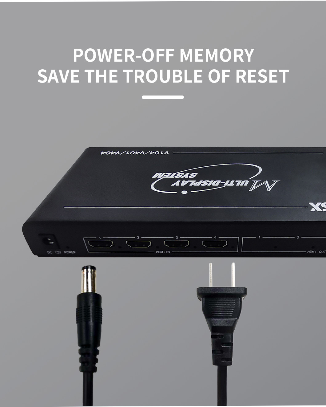 Bitvisus 4K60 HDMI Quad Screen Splitter Multiviewer All In One Solution