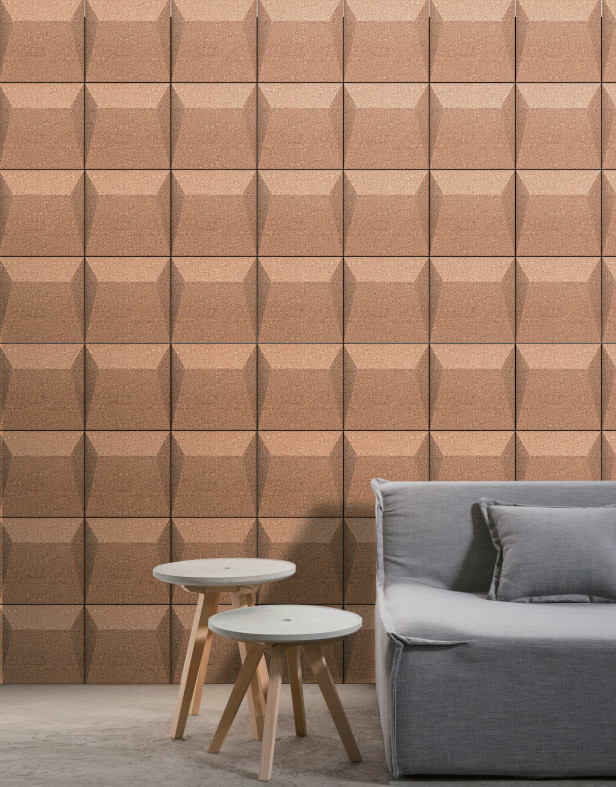 Natural Cork Wall Tiles Premium Quality Heat Insulation Cork wall Panels