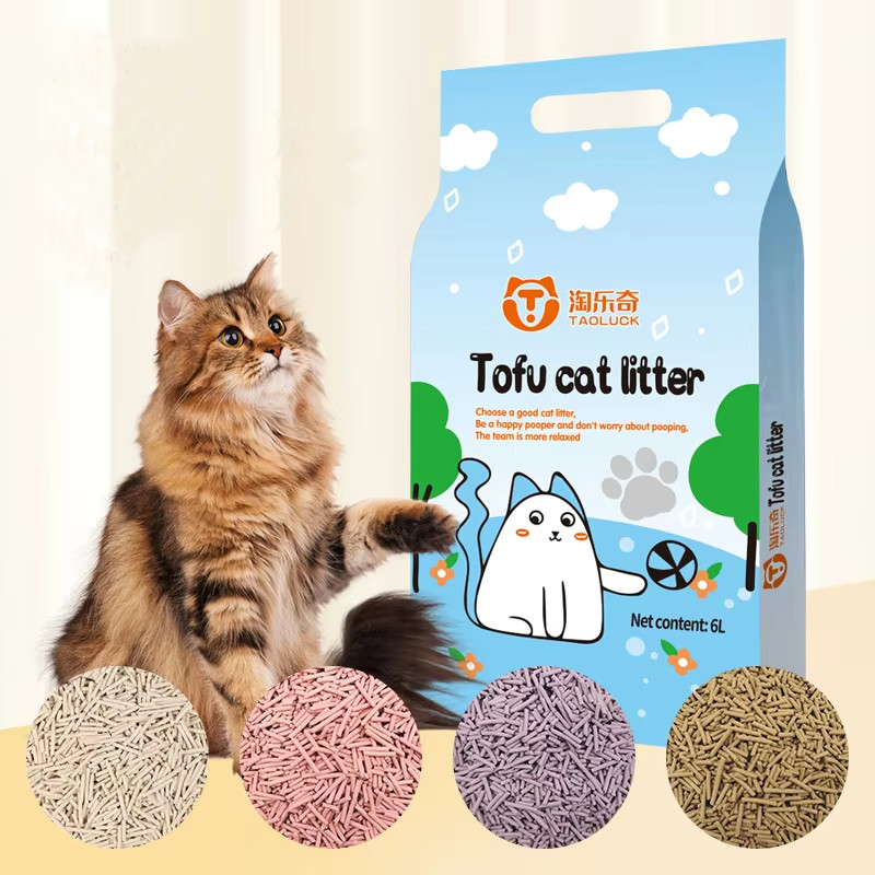 Bulk Flushable Tofu Cat Litter Odor Control Cat Litter That Can Be Flushed