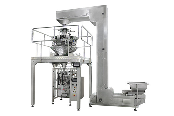 PD200 Automatic Weighing Packing Machine 10 Heads Multi Weigher Foods Packaging Machine With 2.5L Hopper