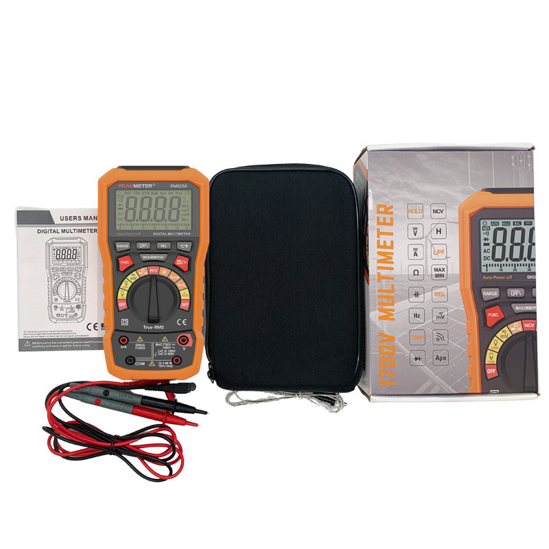 Auto Range Photovoltaic 1700V Digital Multimeter Relative Measurement MAX/MIN/PEAK Multimeter