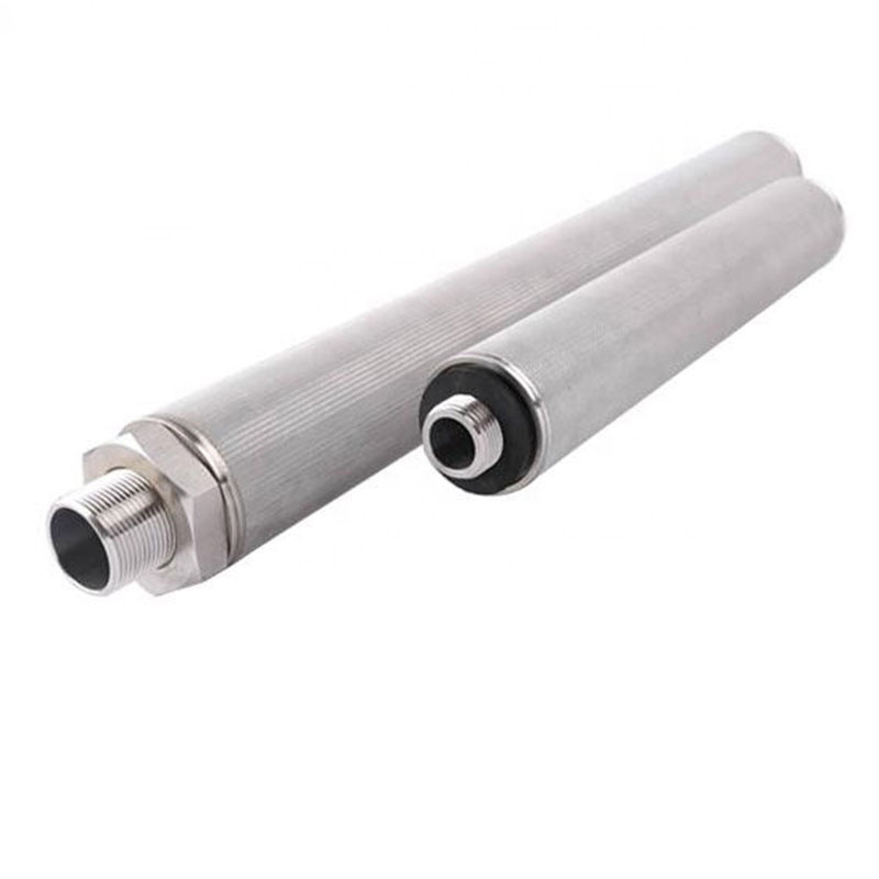 Water Treatment SS316 Sintered Filter Cartridge For Filtration
