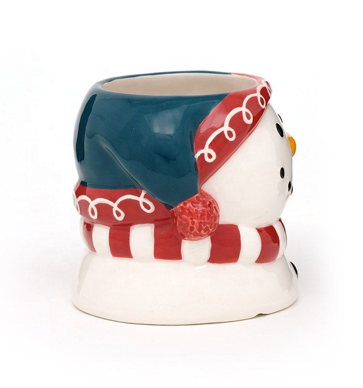 3d Mug Snowman Ceramic Porcelain Christmas Mugs Ceramic 3d Mug In Santa Design