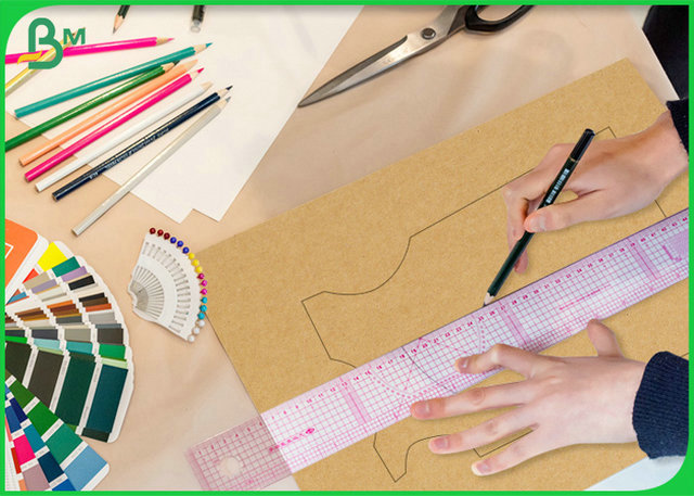 31inch Width Eco Kraft Wrapping Paper 80g 100g With Uncoated Type 