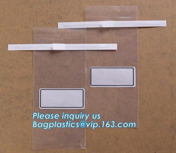Bags are gamma sterilized, leaving a virgin interior surface with no toxic
