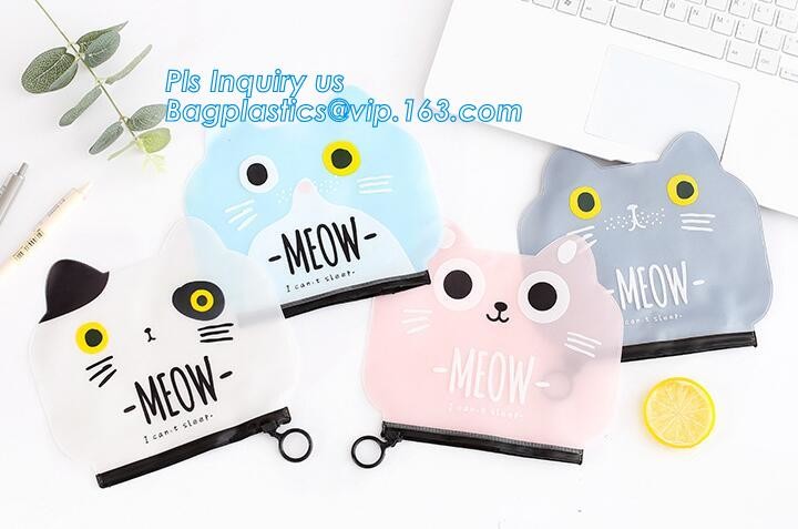 Zip Top Custom Printing Eco Friednly Slider Zip lockkk Bag, slider zipper pvc pouch clear vinyl pvc Zip lockkk bag