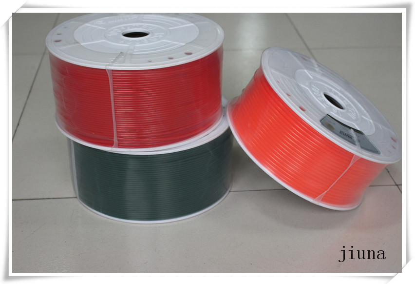 Green Transparent Polyurethane drive belt smooth and rough surface