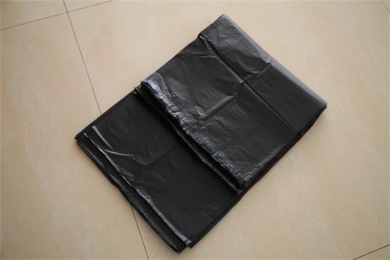 Colored PE Biodegradable Garbage Bags , Plastic Rubbish Bags Customized Sized