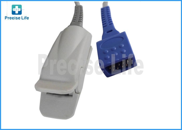 Datex-Ohmeda Adult finger clip OXY-F-DB SpO2 probe with DB9 pin connector