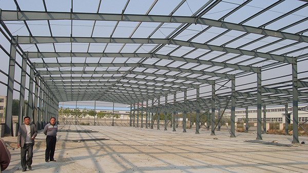 Contemporary Prefab Metal Warehouse Steel Customized Color