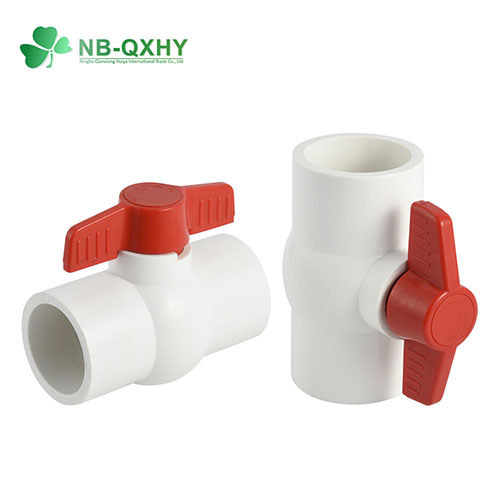 BSPT NPT Threaded Full Size PVC Ball Valve for Water Supply