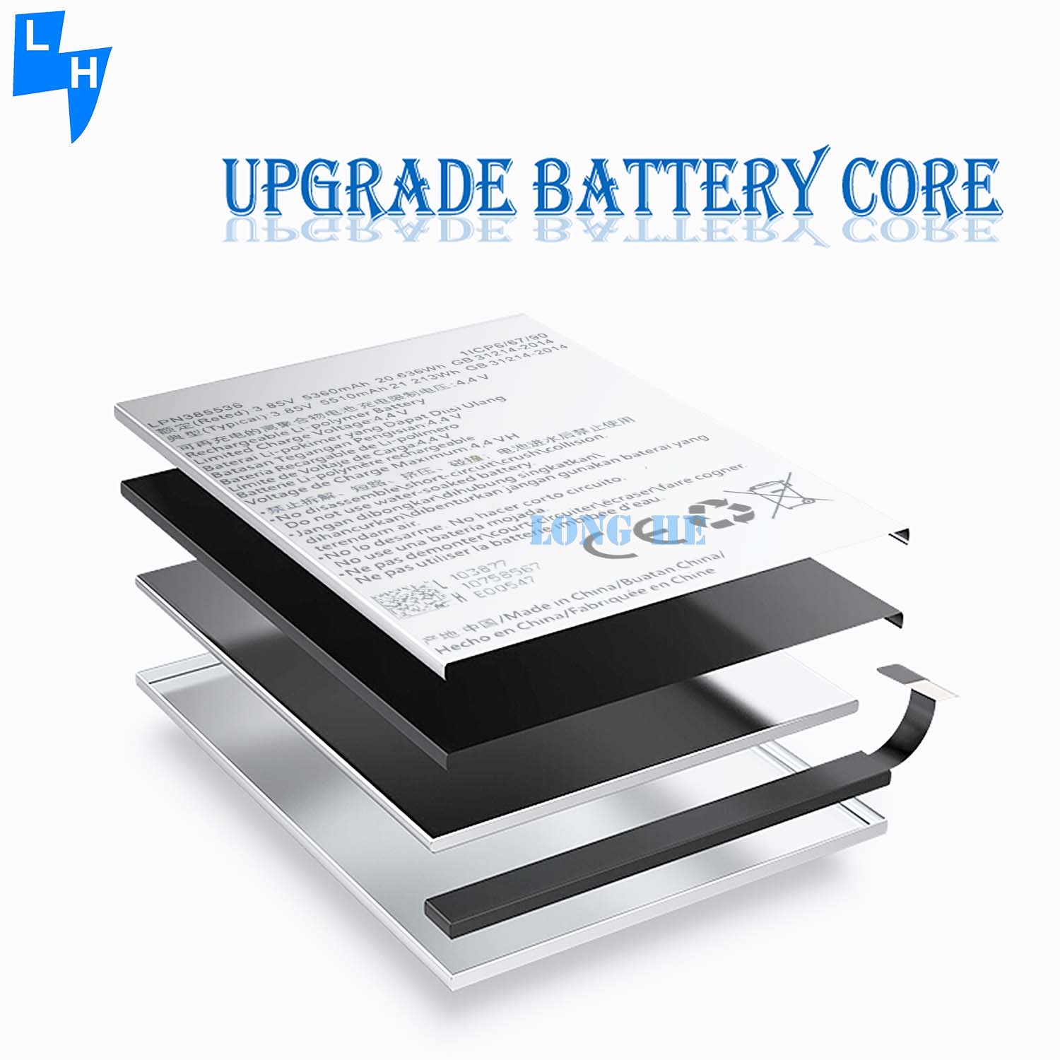 100% Compatible LPN385536 Mobile Phone Battery for Hisense King Kong 5 Pro