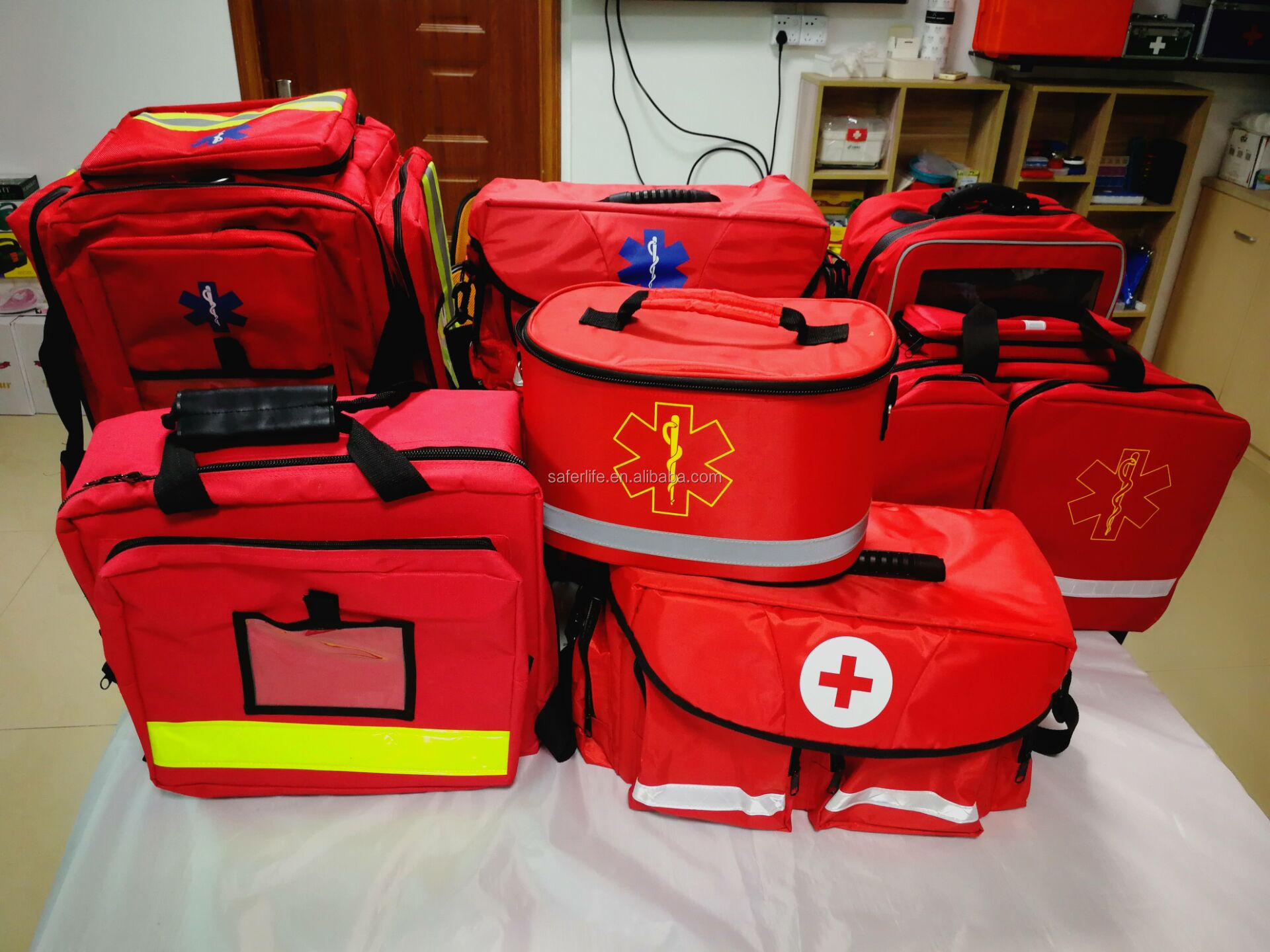Large Medical First Aid Trauma Bag Emergency Shoulder Pack 55x42x27CM