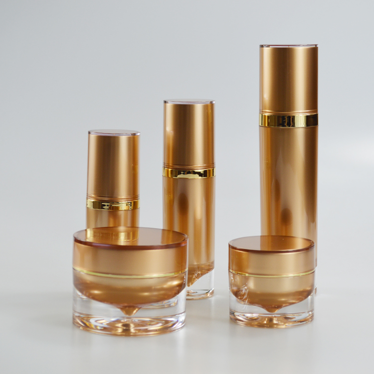 Acrylic Plastic Cosmetic Packaging Jar Container in Drop Shape for Skin Care Needs