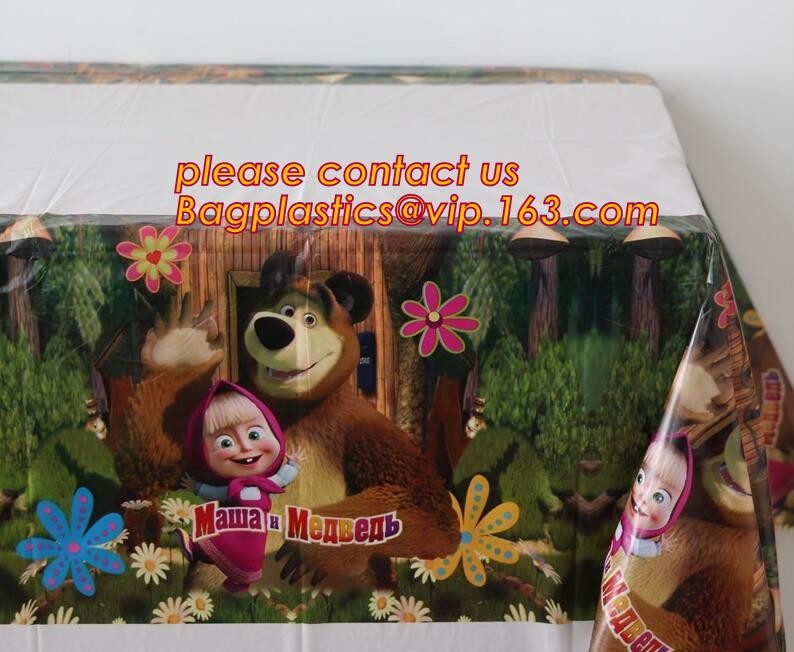 WHOLESALE DISPOSABLE PE PRINTED POLKA DOTS PARTY TABLE CLOTH, TABLE COVER,1PCS/BAG,600BAGS/CTN,SEASONAL PACKAGING TPU EV