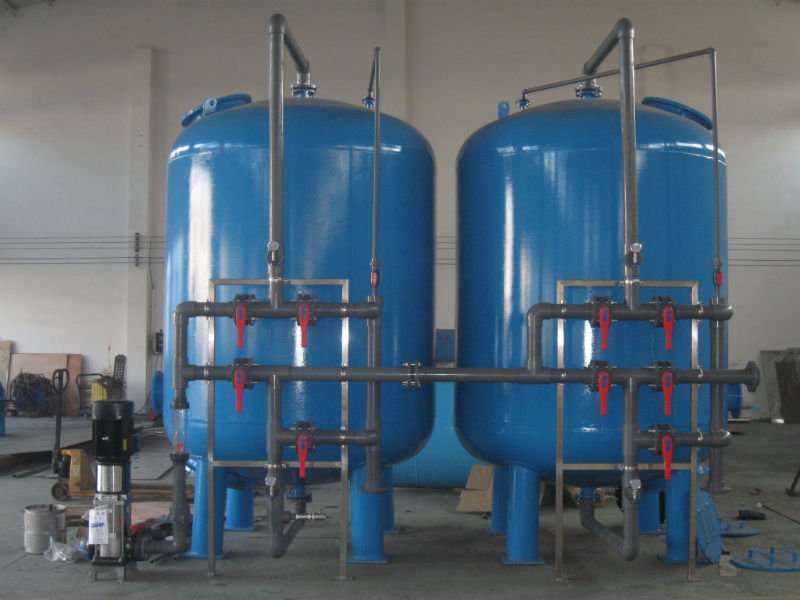 Mild Steel Multigrade Sand Filter Water Treatment For Agriculture Irrigation System