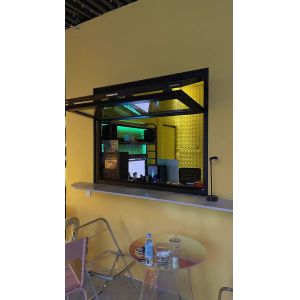 Retail Store Folding Windows - Secure Display Openings