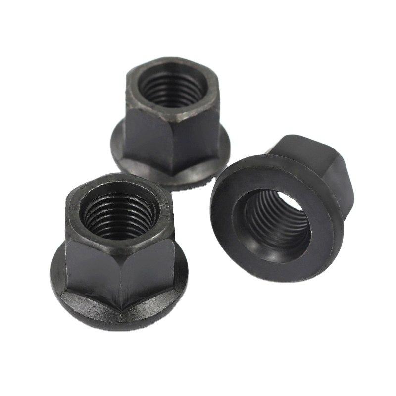 ISO Standard High Flange Nut with Pad Plate Nut/Hexadecimal Flange Thickening Nut M10-M30