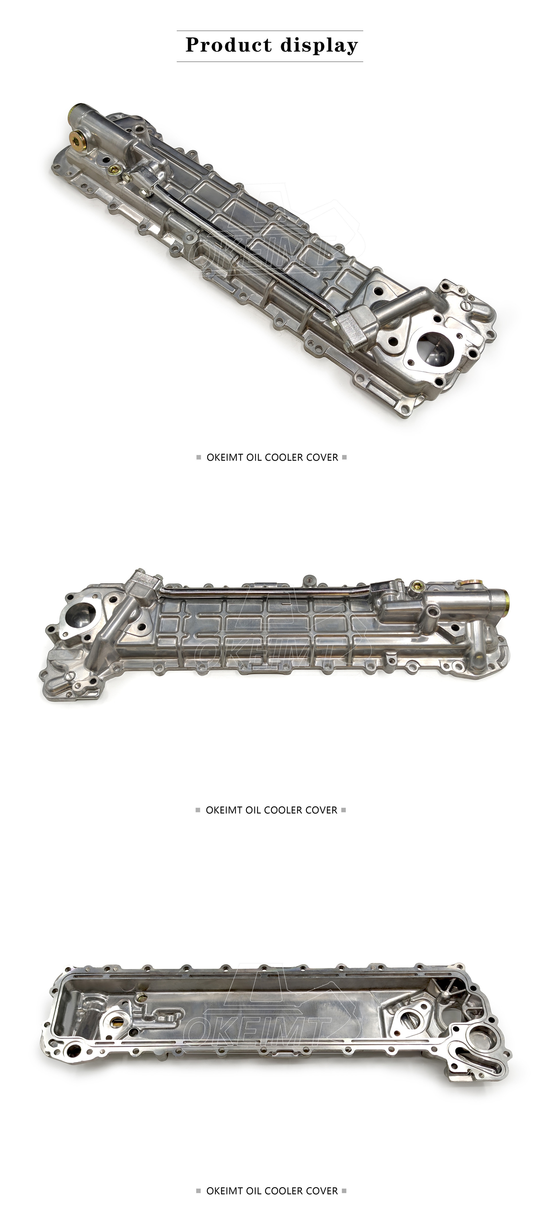 1-13205-011 Oil Cooler Cover Truck Version for 6HK1 Engine Cooling System