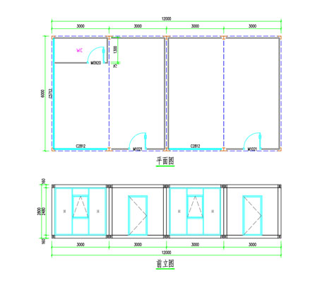 Live Light Villa Prefabricated Mobile House With Steel And Sandwich Board