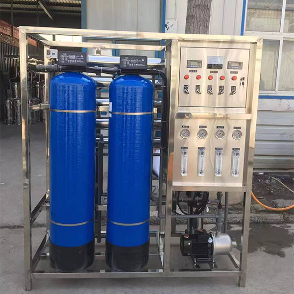 PVC 0.5 tons of double-stage reverse osmosis equipment for Drinking Water Bottling Plant