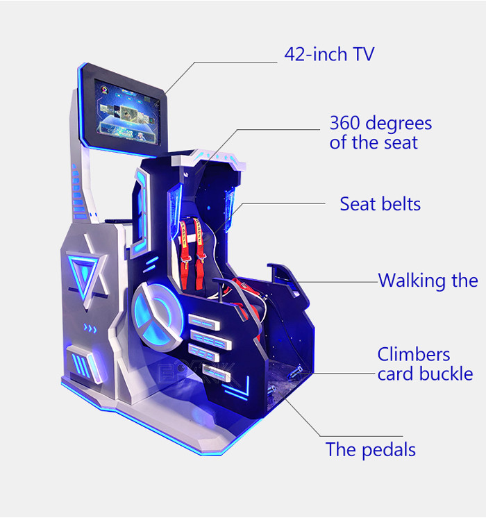 360 Degree Aircraft Cool Appearance 9d Motion Vr Chair for Commercial Cinema