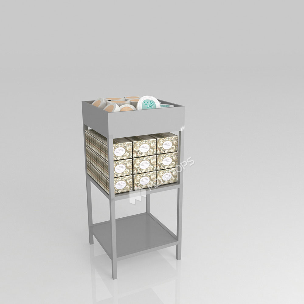  Display Shelf Grey Iron Promotion Cabinet For Customized Store Display Furniture And Space-Saving Display Showcase Manufactures