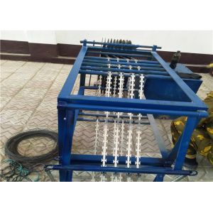 BTO-22 9 Strips Razor Wire Mesh Making Machine , Razor Barbed Wire Machine For