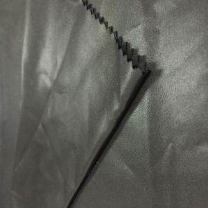 150CM Width Polyester Dyed Fabric 300T Density Pongee Grey Polyester Fabric