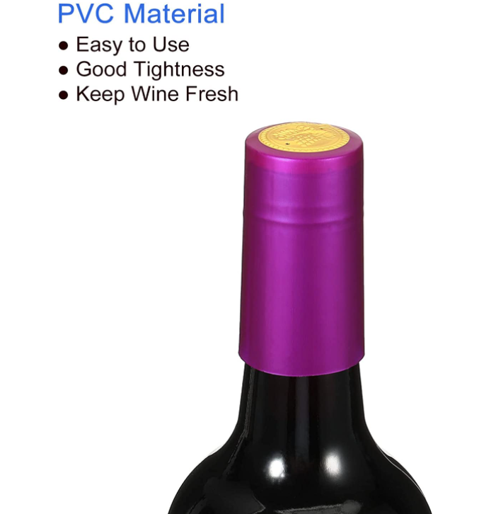 Glass Wine Bottle Set Top Cap Film Packaging Customized Bottle Color and Size Accepted