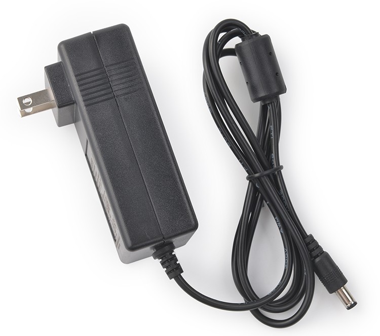 US EU AC Wall Mount Ac Dc Power Adapters With Impact Resistant Polycarbonate Enclosure