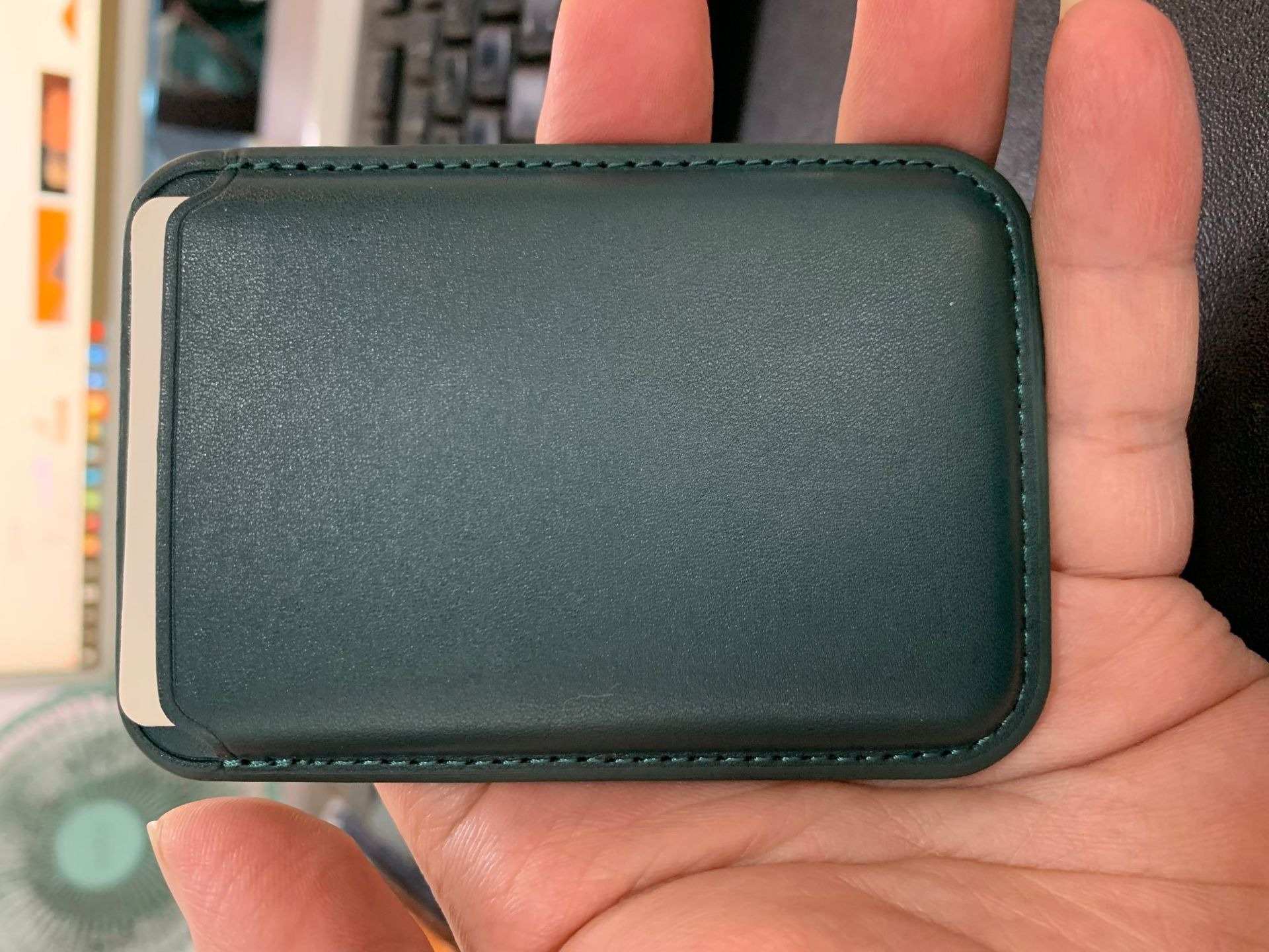 Custom Credit Card Protector Magnetic Leather Wallet for iPhone 11 14 13 12 Pro Max