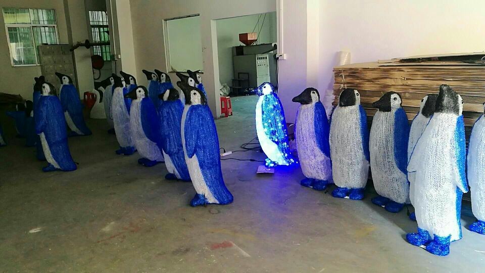 acrylic penguin light