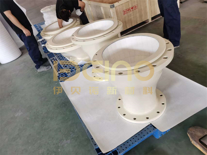 Alumina Ceramic Lined Elbow Durable and for Industrial Piping Systems Alumina Ceramic Lining Pipe