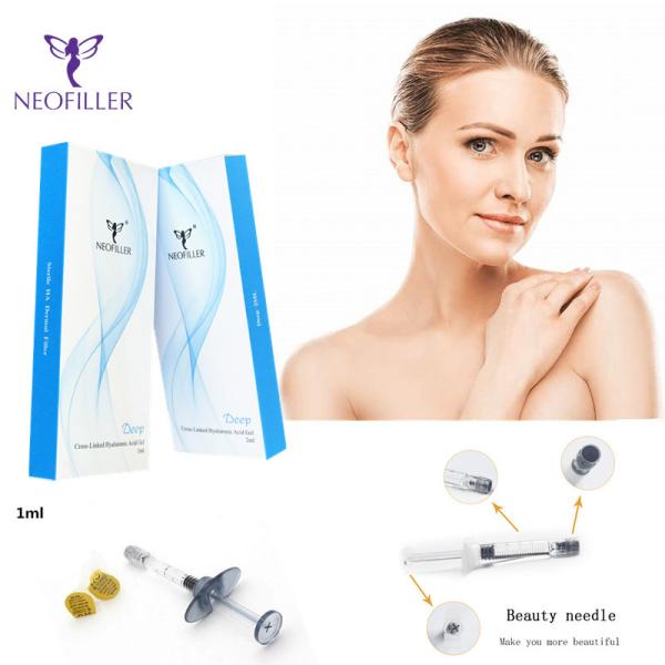 Sterile Syringe Hyaluronic Acid Dermal Filler 24mg/Ml Concentration Hypodermic