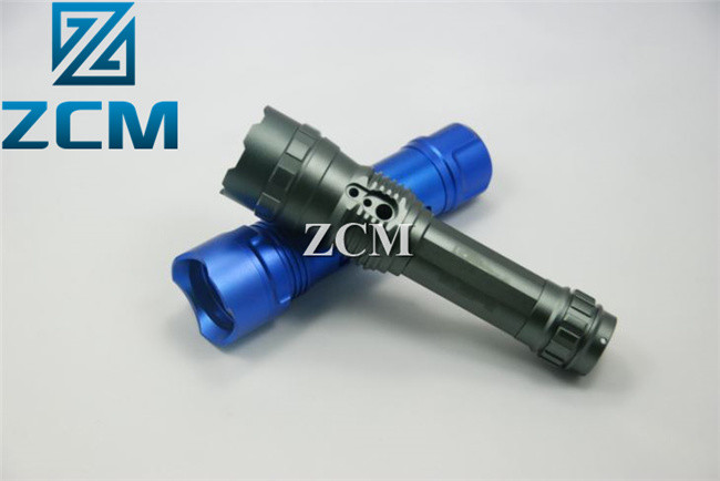 Aluminum 6061 T6 ±0.01mm Custom Flashlight EDC