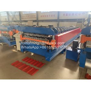 Long Span Noiseless Double Layer Roll Forming Machine PLC Control