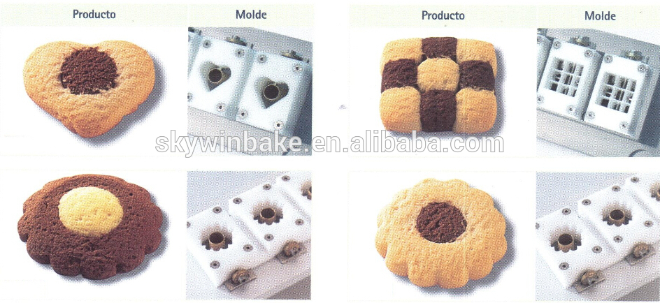 Skywin PLC Control Servo Motor Commercial Mini Chocolate Cookie Drop Depositor Machine Cookie Machine Price