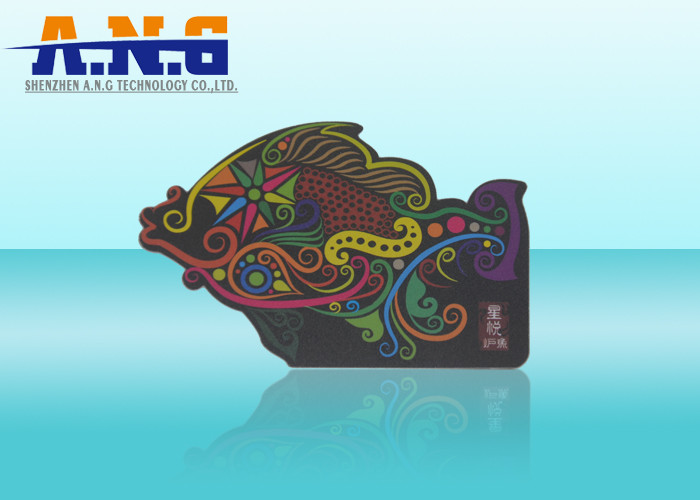  Customized printing irregular shape PVC business card for restaurant Manufactures