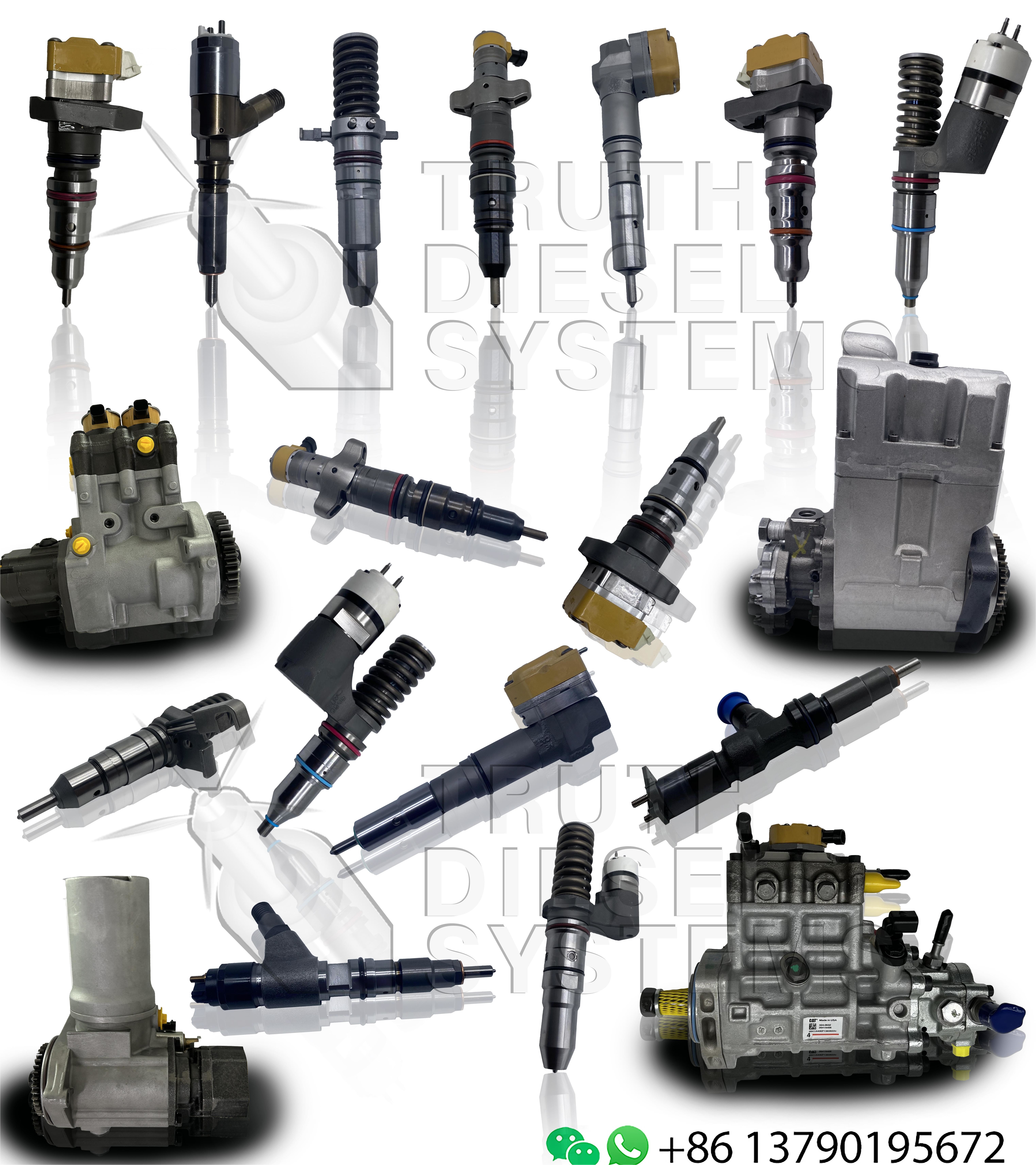 Excavator C15 C16 3406E Engine Spare Parts Fuel Injector 211-3023 10R-0957 10R-8500