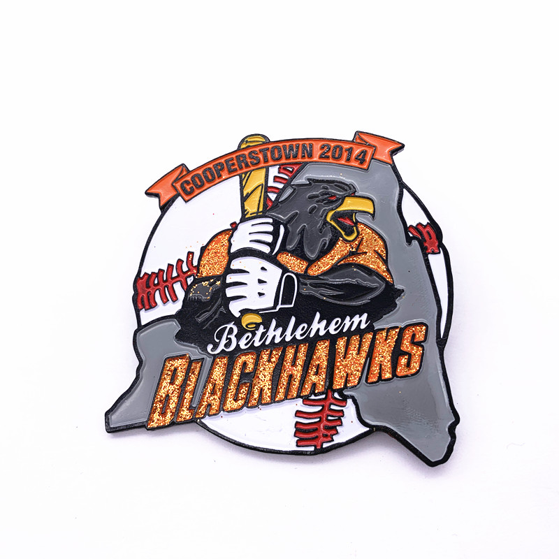 Custom Souvenir Pin Badges , Flag Style Iron Soft Enamel Pin Manufacturer