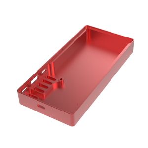 Customized Square Infinite Charger Shell Surface Anode And CNC Milling Aluminium