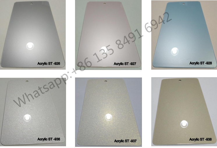 9mm high glossy acrylic board for shopping mall racks
