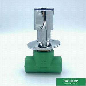 China Ppr Concealed Valve PPR Stop Valve Chrome Plated Type With Round Handle on sale