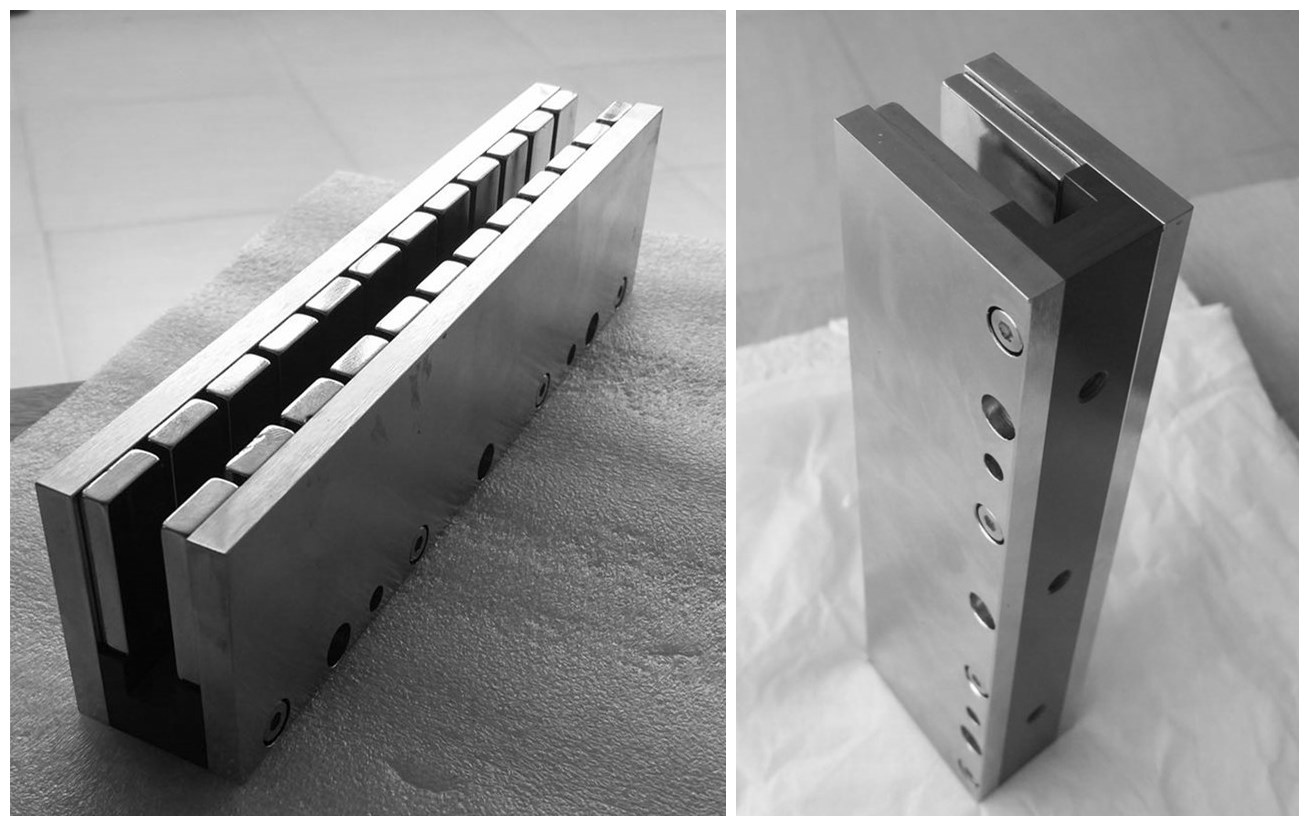 NH SH Electric Motor Permanent Magnet , Linear Motor Magnet Assembly