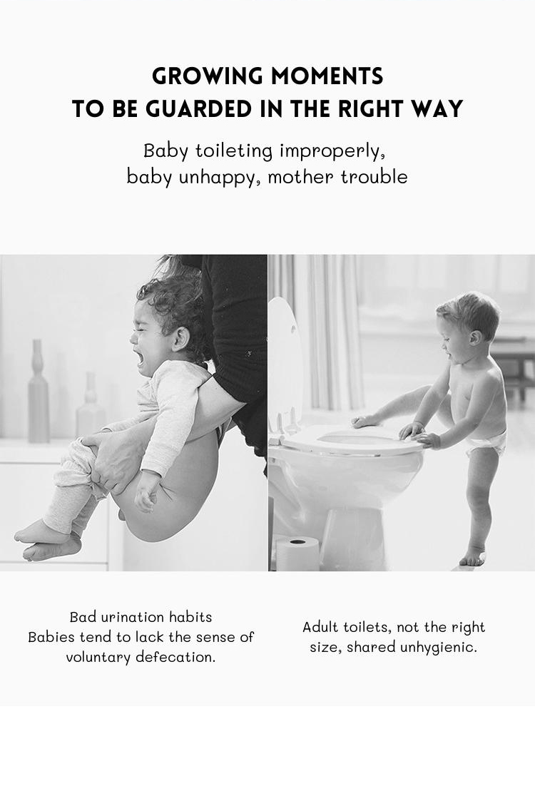 Certified Baby Toilet Potty with Flushing Sound White Blue Pink Kids Potty Trainer EN71 Tested