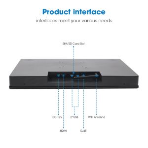 Rugged 15 Inch Android Panel PC w/ VESA Mount 1 X 100M LAN IP65 Certification