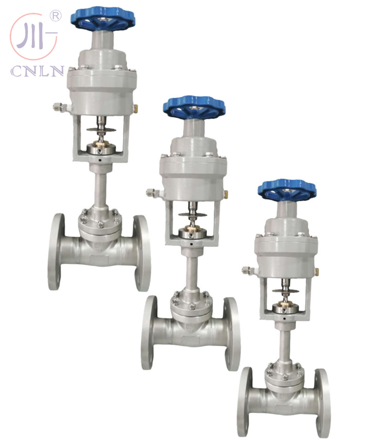 PN50 PN40 Cryogenic Globe Valve -196~+80 ℃ For LNG LOX LIN LAR LCO2 Liuid Gases
