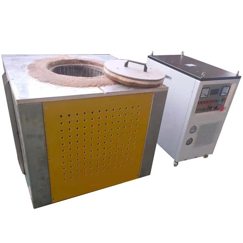Infineon IGBT Medium Frequency Furnace 50KGS Induction Heating Furnace For All Metal