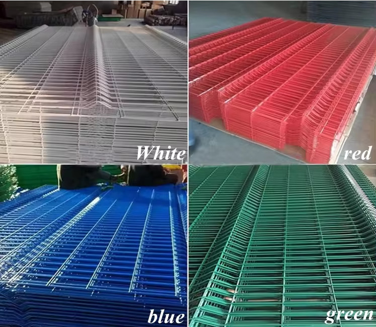 Metal Iron Free Anti Theft V Mesh Security Fence Galvanized 3D Wire Mesh Fence